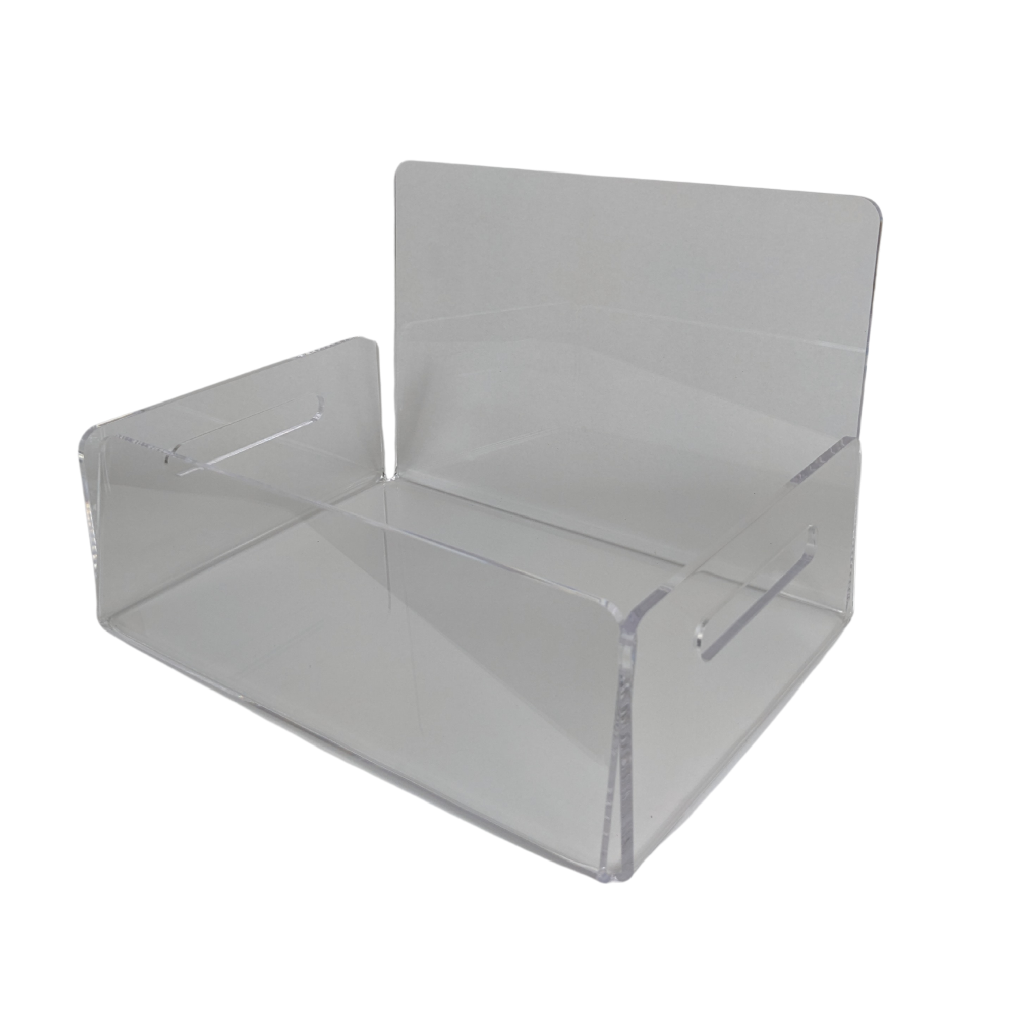 Clear Vinyl Record Storage Crate
